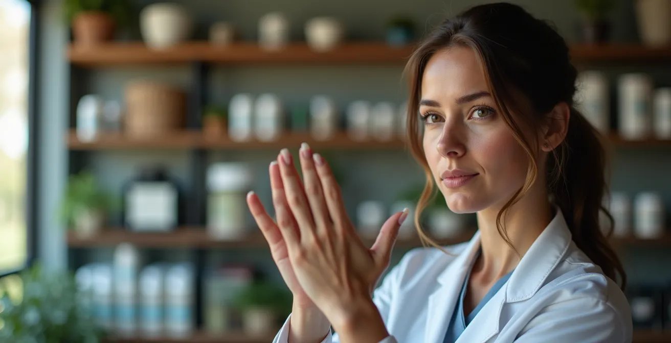 Professionnel de santé en consultation attentive avec une patiente